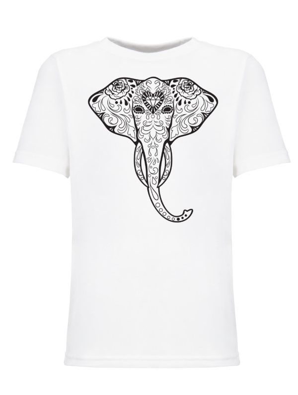Kid's Elephant Coloring Book T-Shirt - Colorable Custom T-Shirts in Colorado Springs