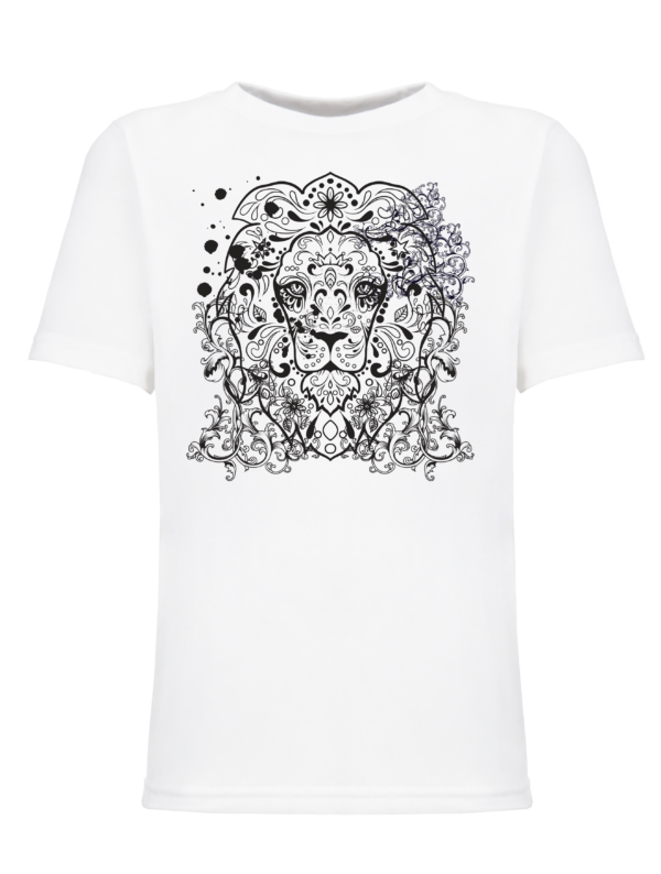 Kid's Lion Coloring Book T-Shirt - Colorable Custom T-Shirt in Colorado Springs