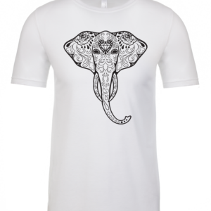 Men's Elephant Coloring Book T-Shirt - Colorable Custom T-Shirt in Colorado Springs